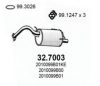 NISSA 201001F501 End Silencer